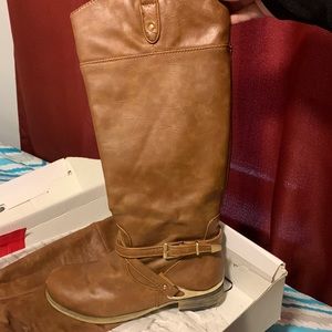 Aldo brown boots 37.5(size 8)